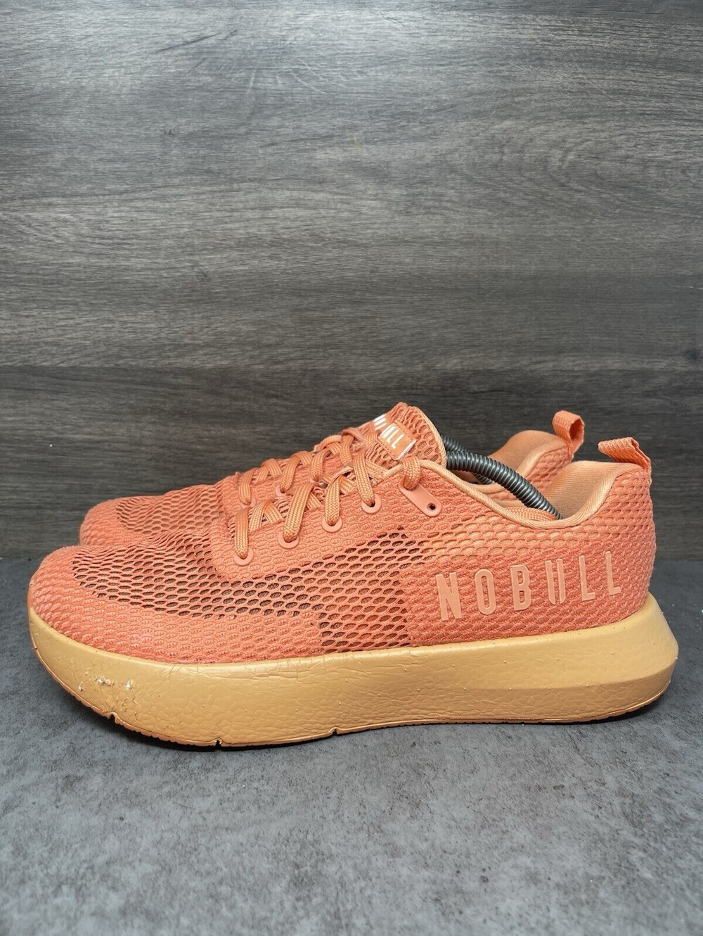 NOBULL Mesh Trainer Mens Size 11 Orange Cross Training Gym Weightlifting Shoes